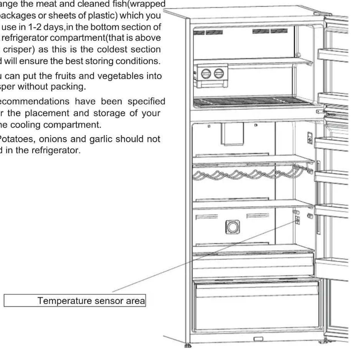 TEKA RTF 15810 SS - Refrigerator compartment - 1