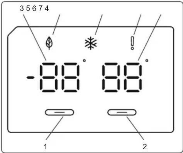 TEKA RTF 15810 SS - Display und Bedienfeld - 1