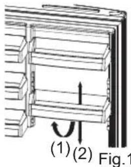 TEKA RTF 15810 SS - Estantería de puerta ajustable - 1