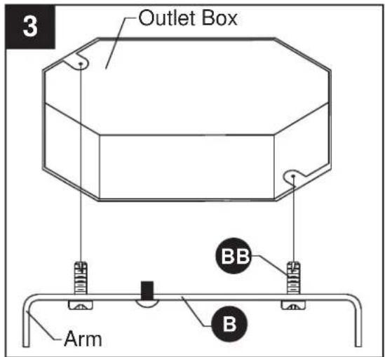 3 Outlet Box BB Arm B