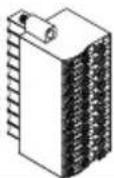 Festo P.BE-CPEA-CL - A.6.4 Jeu de connecteurs pour le module d'entrée de type CP-E16-KL-CL - 2