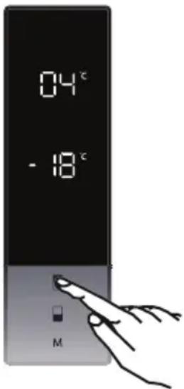 TEKA RMF 74830 D - Definições de Temperatura do Refrigerador - 1