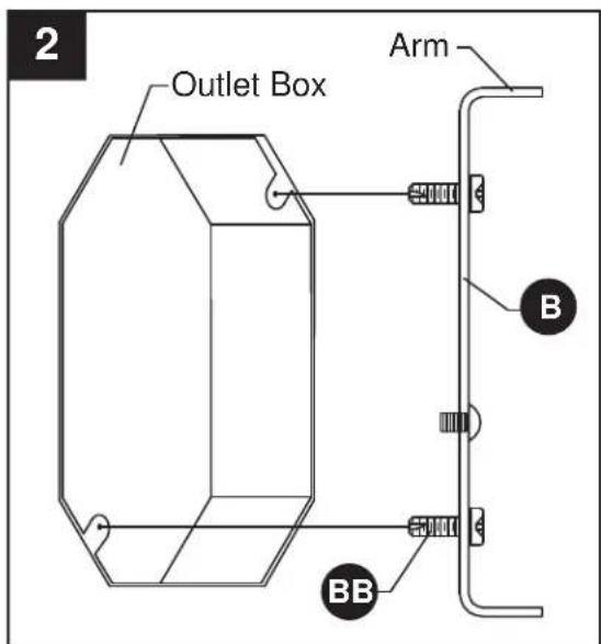 2 Outlet Box Arm B BB