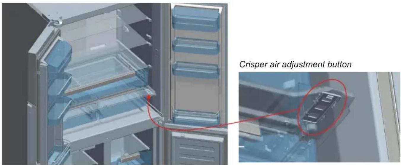 TEKA RMF 75920 - Crisper air setting button - 1