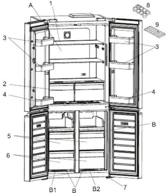 TEKA RMF 74830 DSS - DESCRIPTION OF THE APPLIANCE - 1