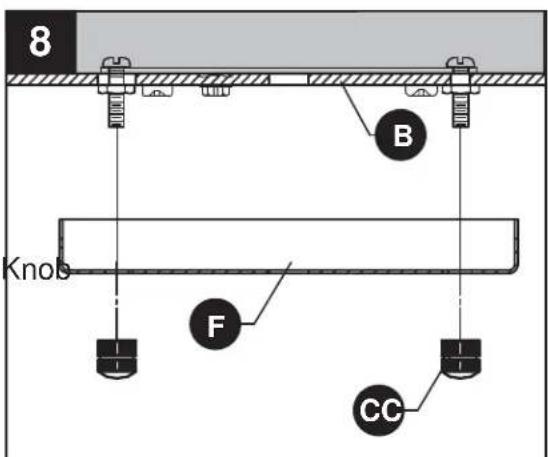 8 Knob F B CC