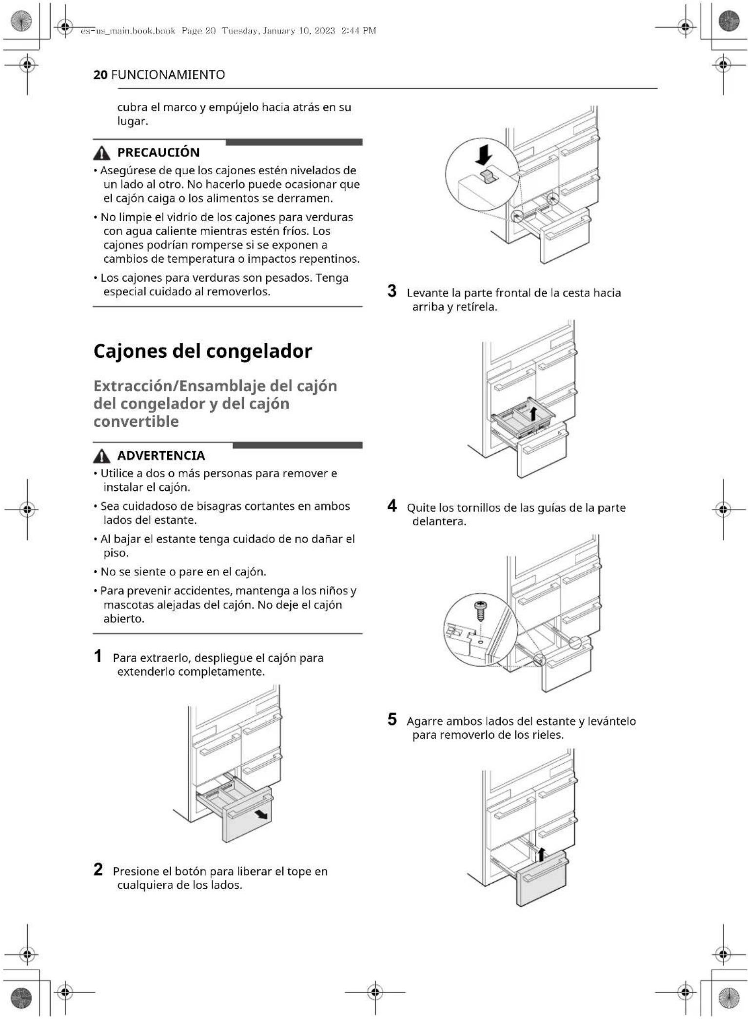 SIGNATURE SKSFD4826P - Extracción/Ensamblaje de cajones para verduras - 10