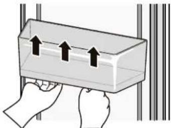 SIGNATURE SKSFD4826P - Detaching/Assembling the Door Bins - 1