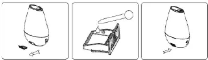 Medel Air - Utilisation de la fonction arômes - 1