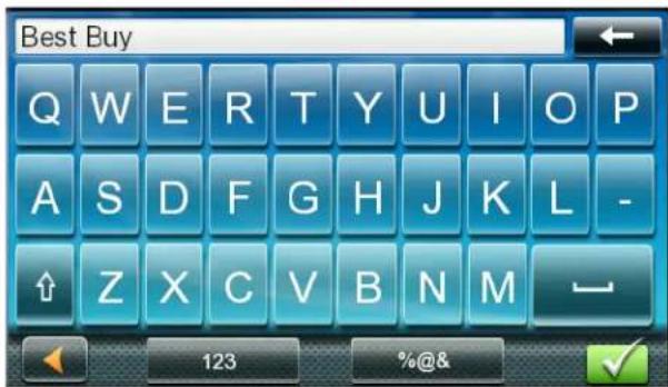 MAGELLAN RoadMate 5632T-LM - Saving a POI Search Criteria to a OneTouch Icon - 1