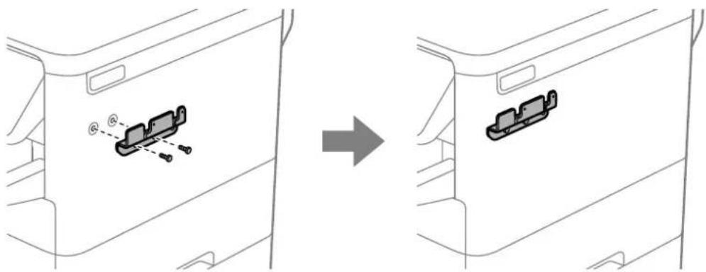 EPSON WorkForce Pro EM-C800R - Branchement du dispositif d'authentication - 9