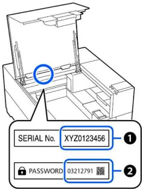 EPSON SureColor SC-V1000 - Vérification du mot de passage initial - 1