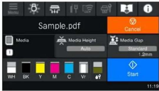 EPSON SureColor SC-V1000 - Démarrage - 1