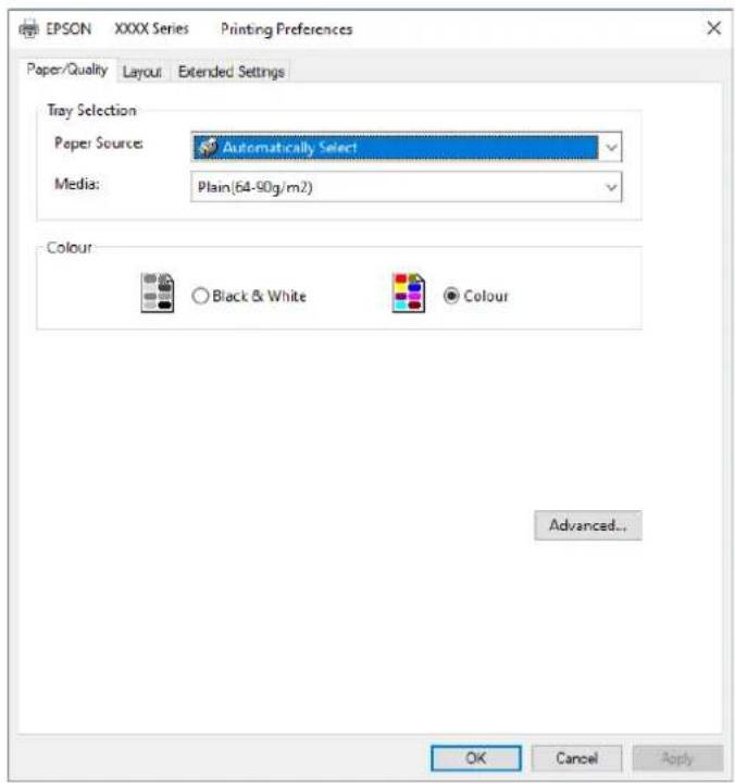 EPSON WorkForce Pro EP-C800R - Impression d'un Document à l'aide du pilote d'imprimante PostScript (Windows) - 1
