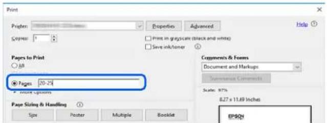 EPSON WorkForce Pro EP-C800R - Impression de certaines pages uniquement - 1
