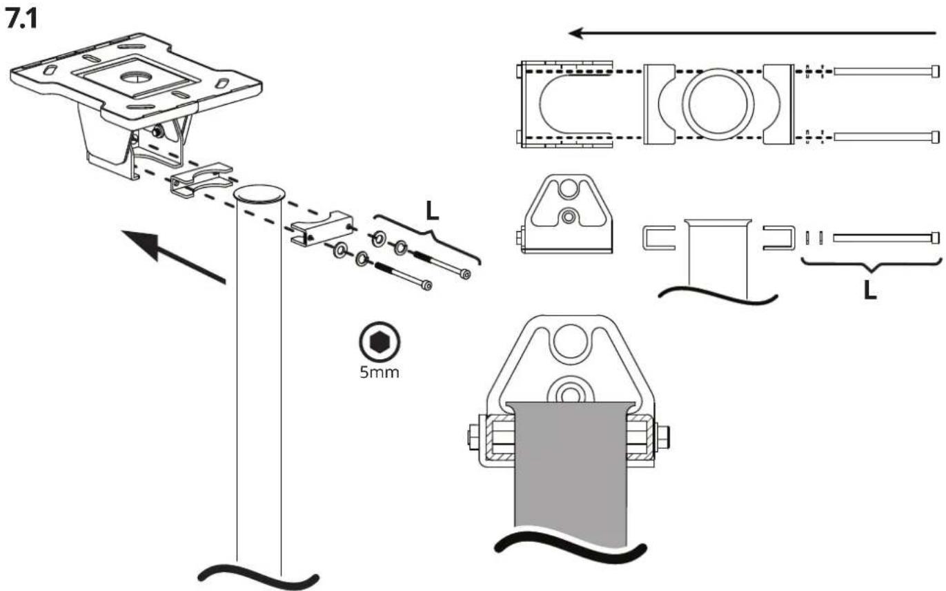 Kanto CM600BTB - Assemble TV Mount Assemblez le support de téléviseur Ensamble el montaje para televisor - 1