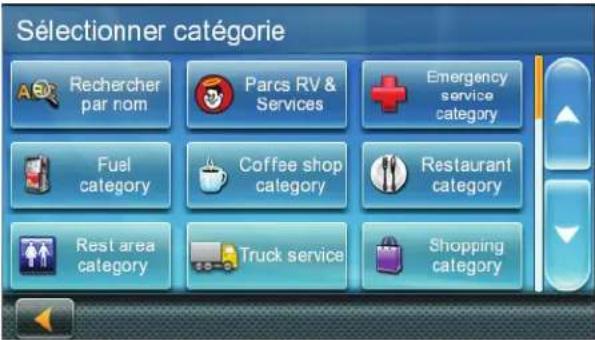 Sélectionner catégorie Rechercher par nom Parcs RV & Services Emergency service category Fuel category Coffee shop category Restaurant category Rest area category Truck service Shopping category