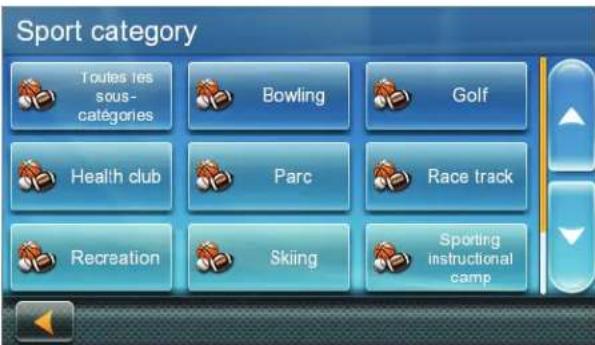 Sport category Toutes les sous-catégories Bowling Golf Health club Parc Race track Recreation Skiing Sporting instructional camp