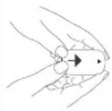 Medel Oxygen - Inserting the batteries - 1