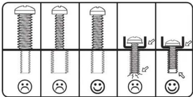 Kanto L102 - Select TV Screws and Spacers / Choisissez les écrous et entretoises de télé / Seleccione los tornillos y espaciadores - 1