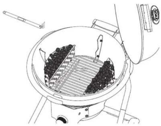 Roesle No.1 F60 Air Pro - Directe methode met omkeer-houtskoolrooster (optioneel accessoire) - 3