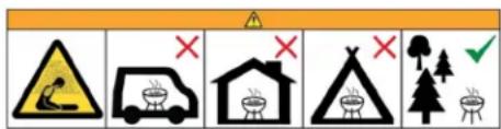 Roesle No.1 F60 Air Pro - ATTENZIONE! TENERE SEMPRE IL BARBECUE FUORI DALLA PORTATA DEI BAMBINI. - 2