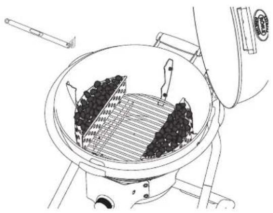Roesle No.1 F60 Air Pro - Método directo con parrilla para carbón giratoria (accesorio opcional) - 3