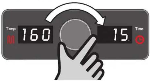 Roesle VIDER PRO E2-P - Temperatuur en timer instellen - 1