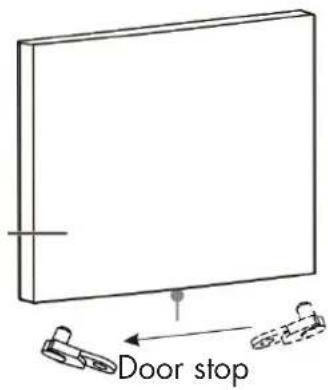 Wisberg WBKVC159DW - REVERSING THE DIRECTION IN WHICH THE DOOR OPENS - 6