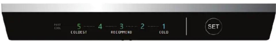 Wisberg WBKVC159DW - SETTING THE TEMPERATURE - 1