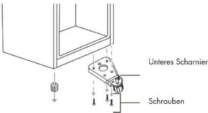 Wisberg WBKVC159DW - DIE ÖFFNUNGSRICHTUNG DER TÜR UMKEHREN - 3