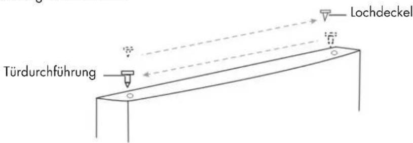 Wisberg WBKVC159DW - DIE ÖFFNUNGSRICHTUNG DER TÜR UMKEHREN - 8
