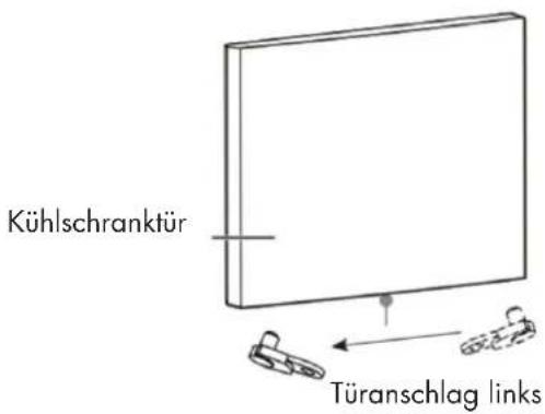 Wisberg WBKVC159DZ - DIE ÖFFNUNGSRICHTUNG DER TÜR UMKEHREN - 12