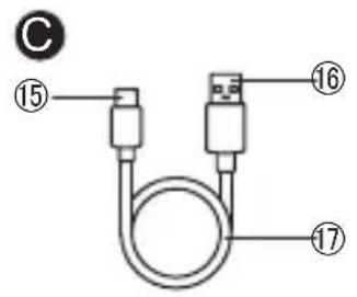 PANASONIC ES-ACM3B - Identificacao das peças - 3
