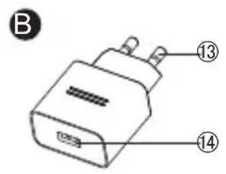 PANASONIC ES-ACM3B - Identificacao das peças - 2