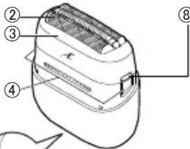 PANASONIC ES-ACM3B - Identificazione parti - 4