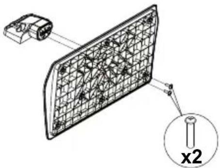 PANASONIC TV-24S50AEZ - Het voetstuk assembleren - 1