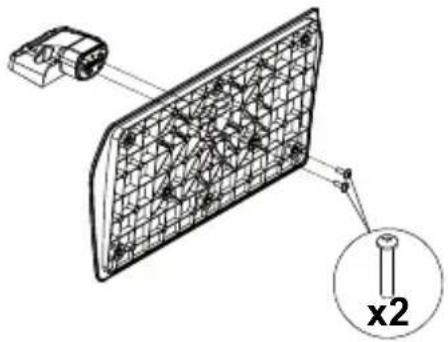 PANASONIC TV-24S50AEZ - Montar o pedestal - 1
