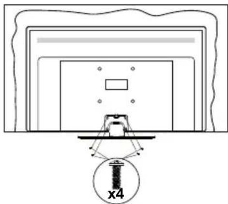 PANASONIC TV-24S50AEZ - Jalustan asennus - 3