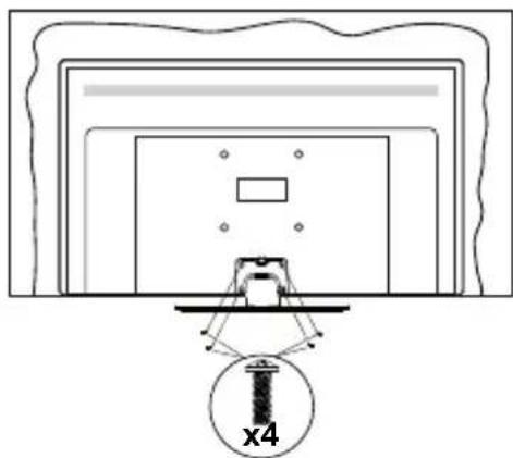 PANASONIC TV-24S50AEZ - Samling af soklen - 2