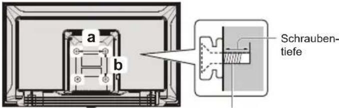 PANASONIC TX-32MST606 - Wandmontage des Fernsehgeräts (optional) - 1