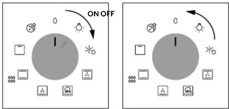 HAIER H6 ID2P3T3HTB - SWITCHING ON/OFF THE OVEN - 1