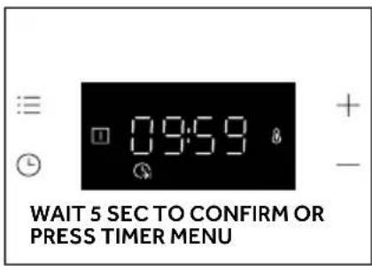 HAIER H6 ID2P3T3HTB - COOKING DURATION - 3