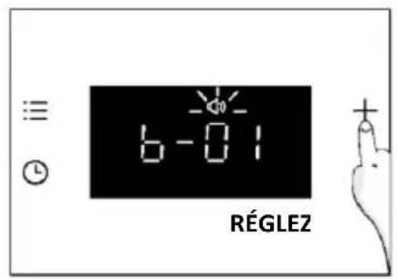 HAIER H6 ID2P3T3HTB - VOLUME DE L'ALARME - 2
