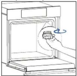 HAIER H6 ID2P3T3HTB - Changing the bulb on top: - 5