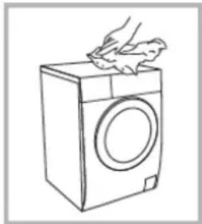 VEDETTE LSFVQ184W - Nettoyage de l'extérieur du lave-linge sé chant - 1