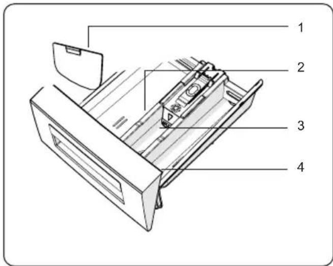 VEDETTE LFV274W - Bac à détergent - 1