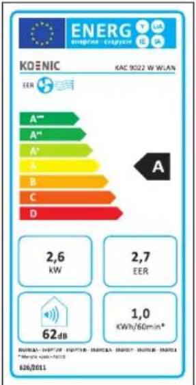 Koenic KAC 9022 W WLAN - Informazioni richieste - 2