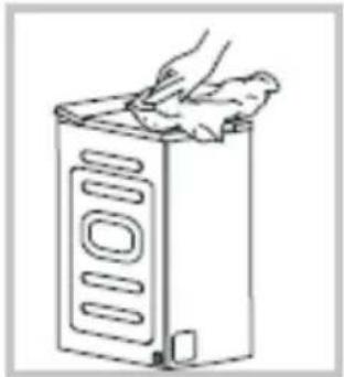 VEDETTE VT36026S - Nettoyage de l'extérieur du lave-linge - 1