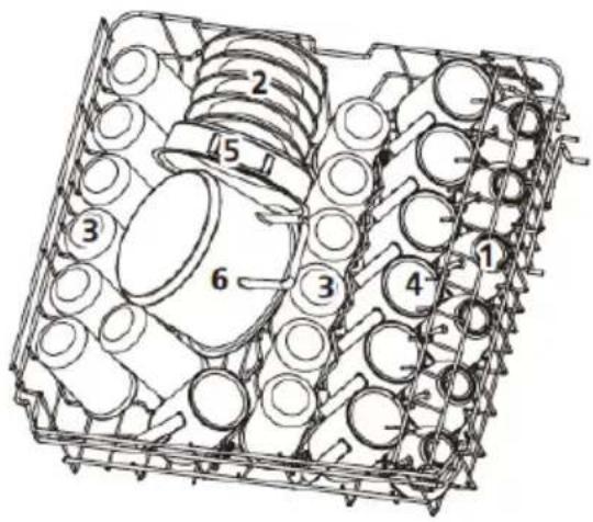VEDETTE VFP337EW - Panier du haut : - 1